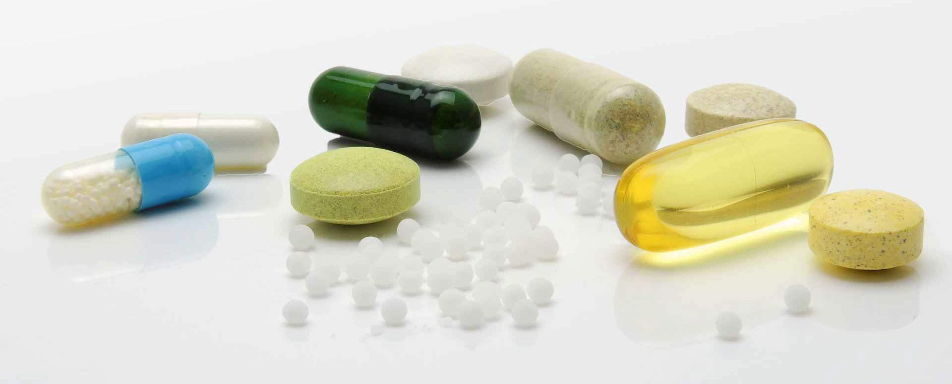 A supply of over the counter medications