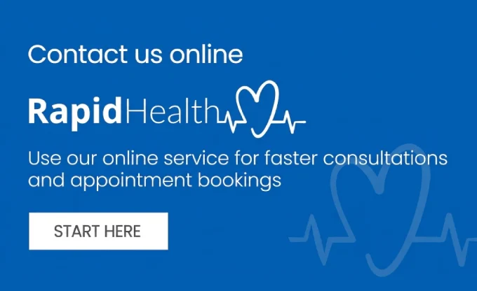 contact us online using Rapid Health
