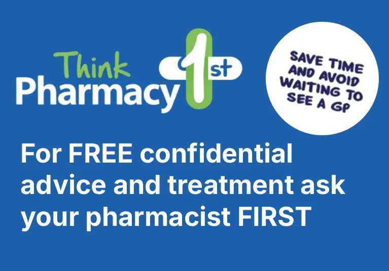 think pharmacy 1st to relieve pressure on your GP